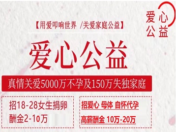牡丹江市捐卵助孕生子 爱心志愿者招募